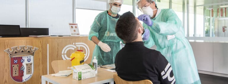 SC Braga disponibiliza testes à Covid-19 gratuitos para jogo da Liga Europa