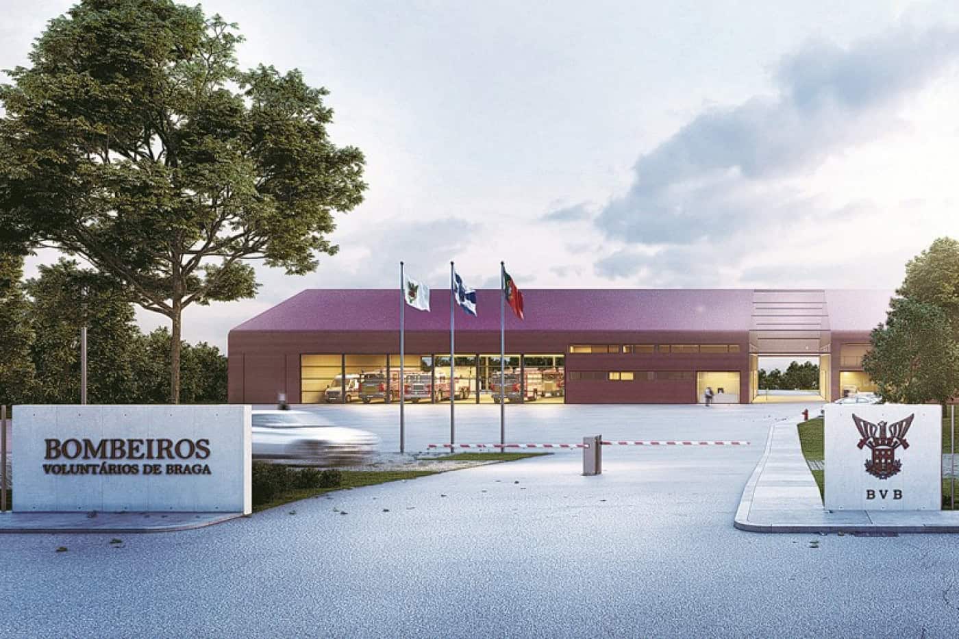 Novo quartel dos Bombeiros Voluntários de Braga tem luz verde para avançar