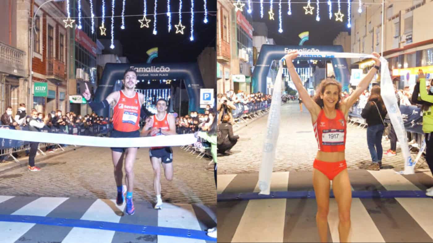 Paulo Rosário e Vanessa Carvalho vencem 5ª S. Silvestre de Famalicão&nbsp;