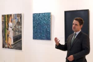 Trabalhos da Bienal de Pintura do Eixo Atlântico expostos na BLCS&nbsp;