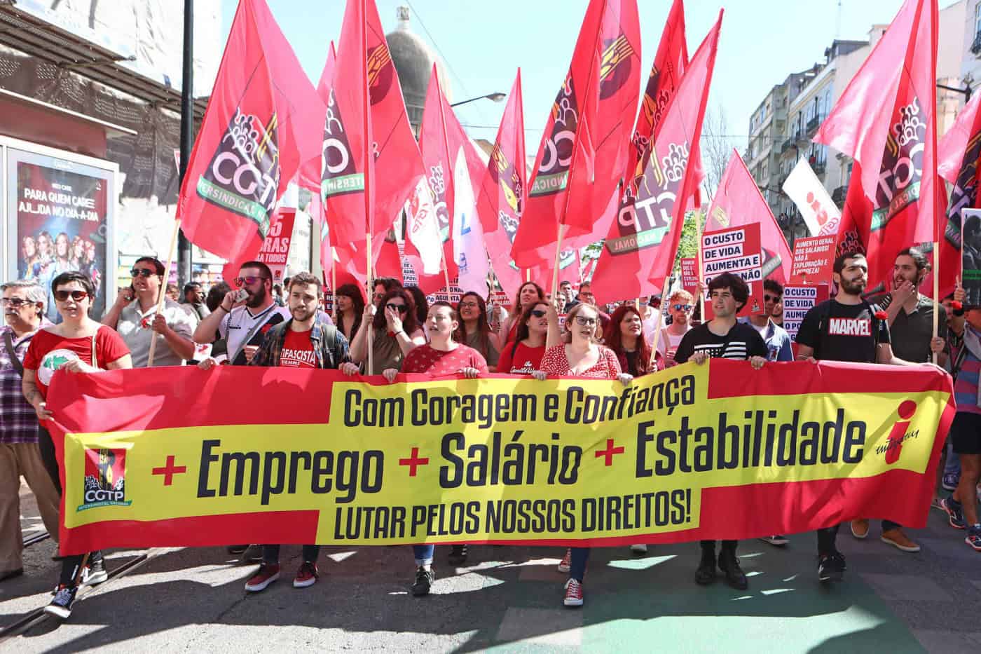 CGTP exige salário mínimo de 800 euros a partir de julho