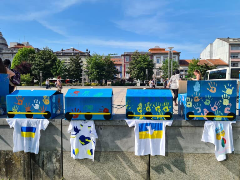 Mais de mil alunos do 1.º ciclo de Braga uniram-se pela paz