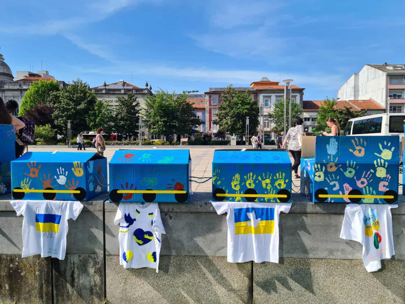 Mais de mil alunos do 1.º ciclo de Braga uniram-se pela paz