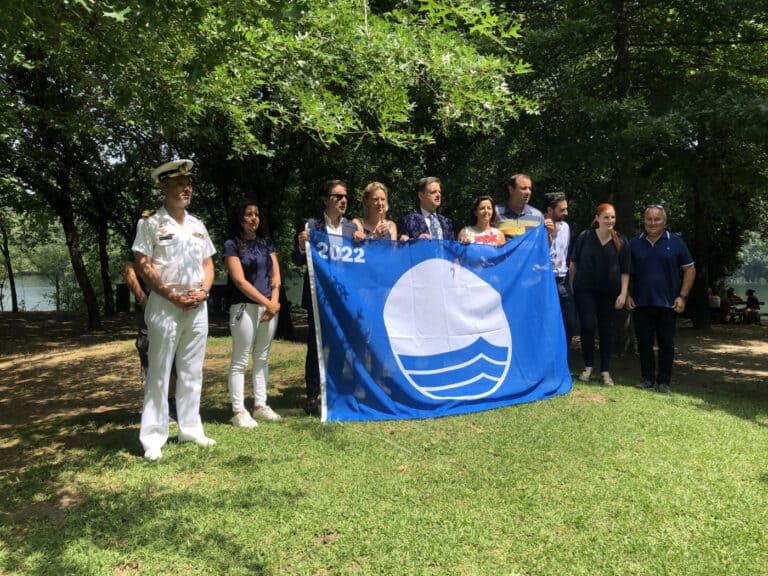 Praia Fluvial de Adaúfe foi a primeira a hastear a bandeira azul em 2022