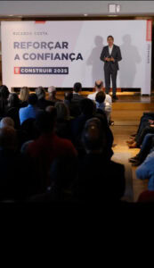 PS Guimarães. Ricardo Costa debate com militantes em Moreira de Cónegos