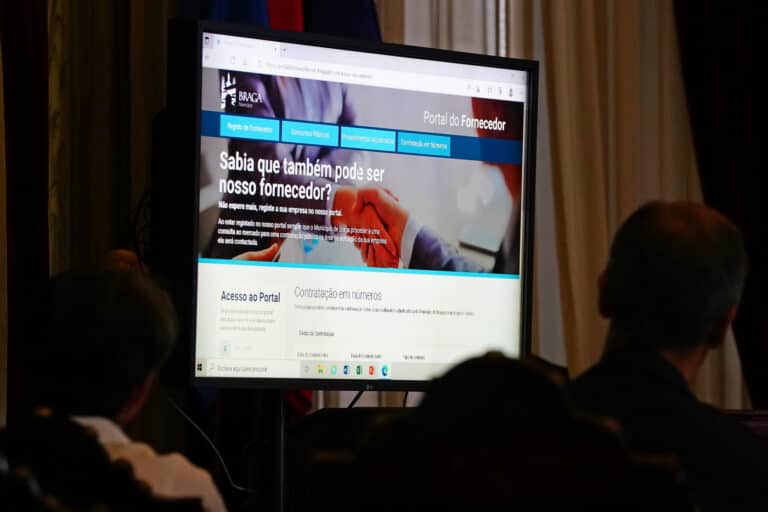 Câmara de Braga lança Portal do Fornecedor para reforçar a transparência