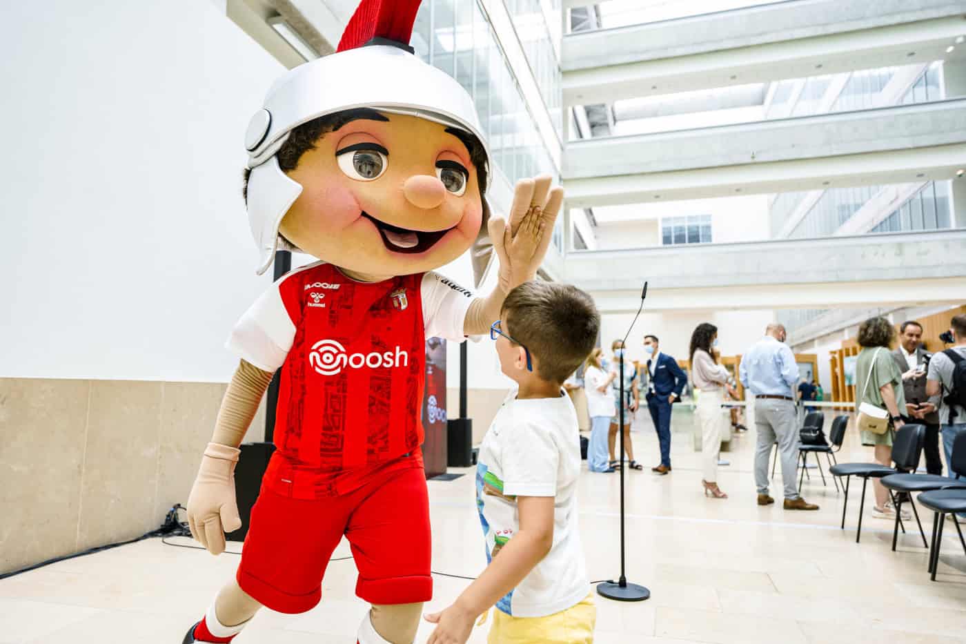 Nova decoração da ala de Pediatria do Hospital inspirada na mascote do SCB