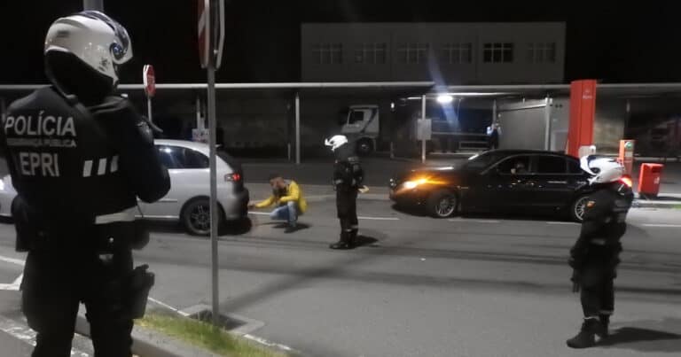 Agente da PSP agredido por participante de corridas ilegais em Braga