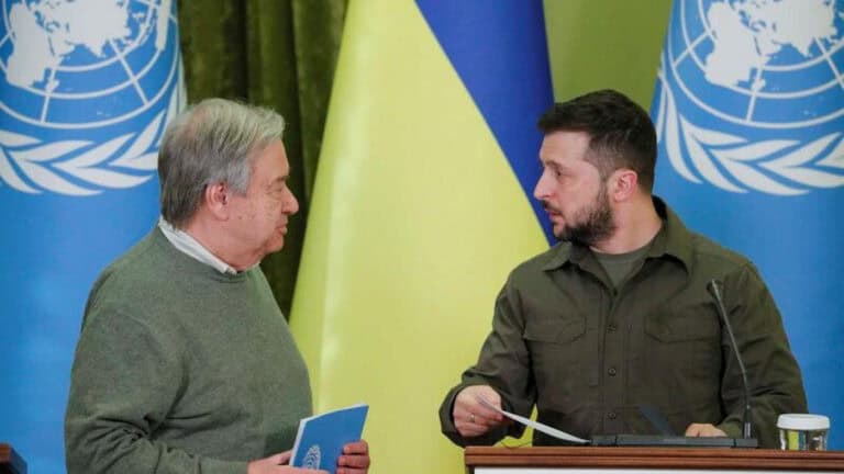 Guterres reúne-se com Zelensky e Erdogan esta quinta-feira em Lviv