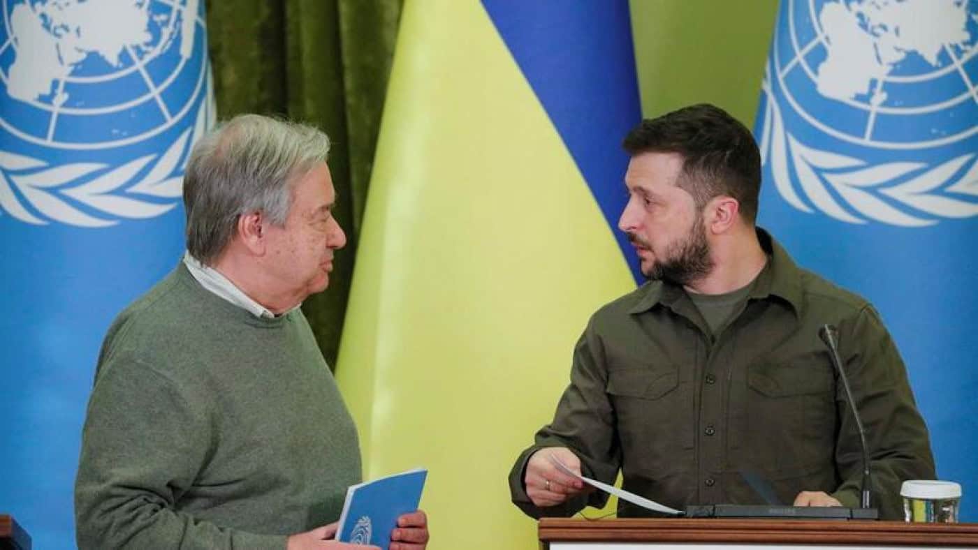 Guterres reúne-se com Zelensky e Erdogan esta quinta-feira em Lviv