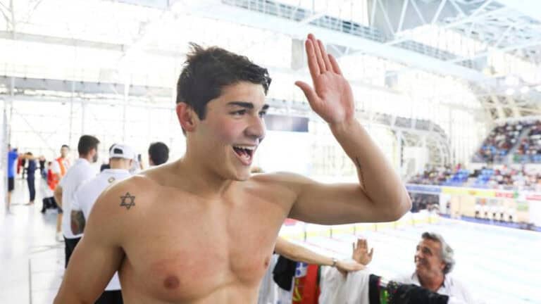 Diogo Ribeiro campeão do mundo de juniores em 100 metros mariposa&nbsp;