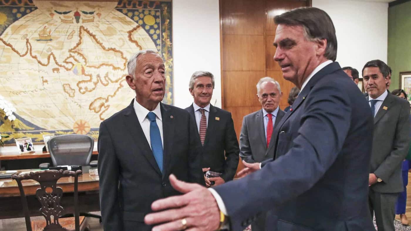 Marcelo Rebelo de Sousa reuniu com Jair Bolsonaro em Brasília