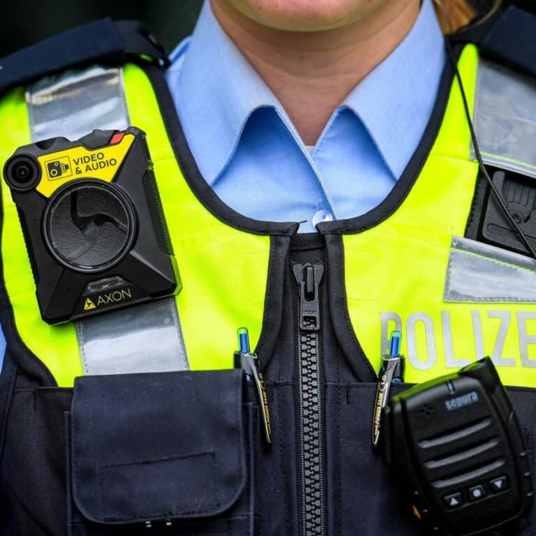 Aquisição de câmaras corporais para polícias será feita de forma faseada