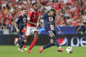 Benfica empata com Paris Saint-Germain na Liga dos Campeões