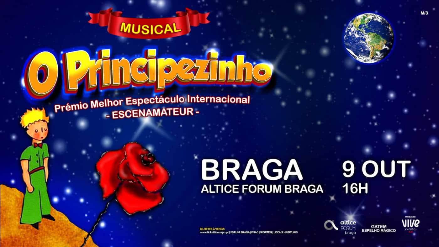Musical "O Principezinho" com sessão extra este domingo no Forum Braga