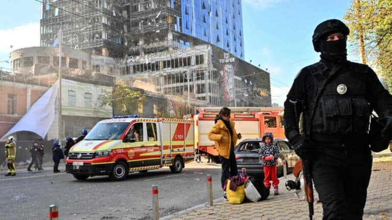 Rússia dispara pelo menos 75 mísseis contra a Ucrânia, 41 foram "abatidos" pela defesa aérea&nbsp;