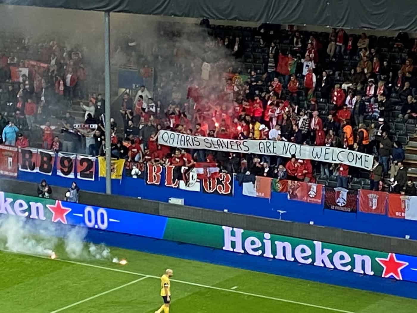 Adeptos do SCB deixam protesto contra a entrada de novos acionistas