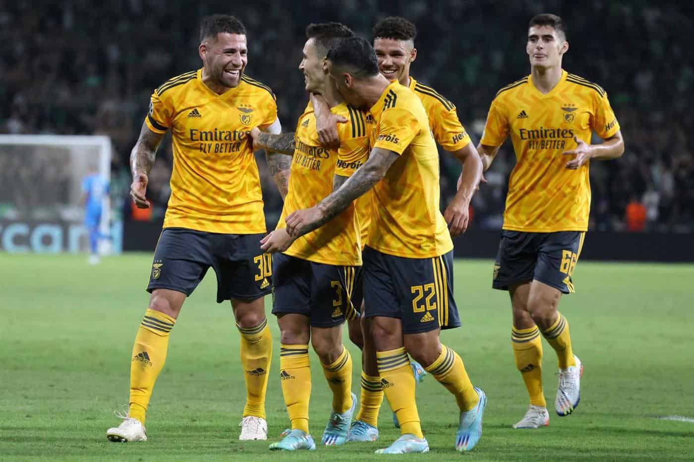 Benfica goleia o Maccabi Haifa e apura-se como cabeça de série