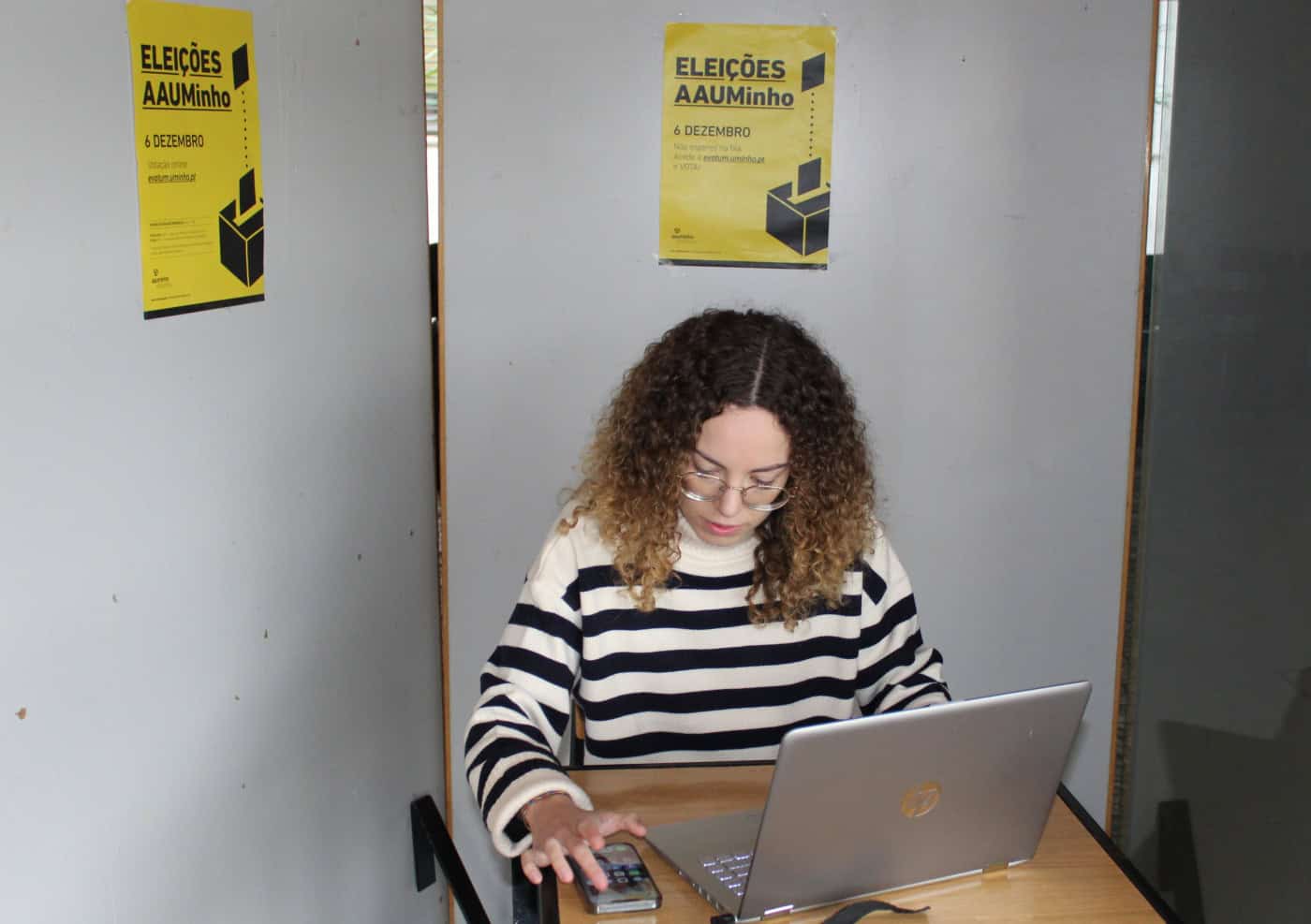 Candidata à Direção da AAUMinho, Margarida Isaías, já votou