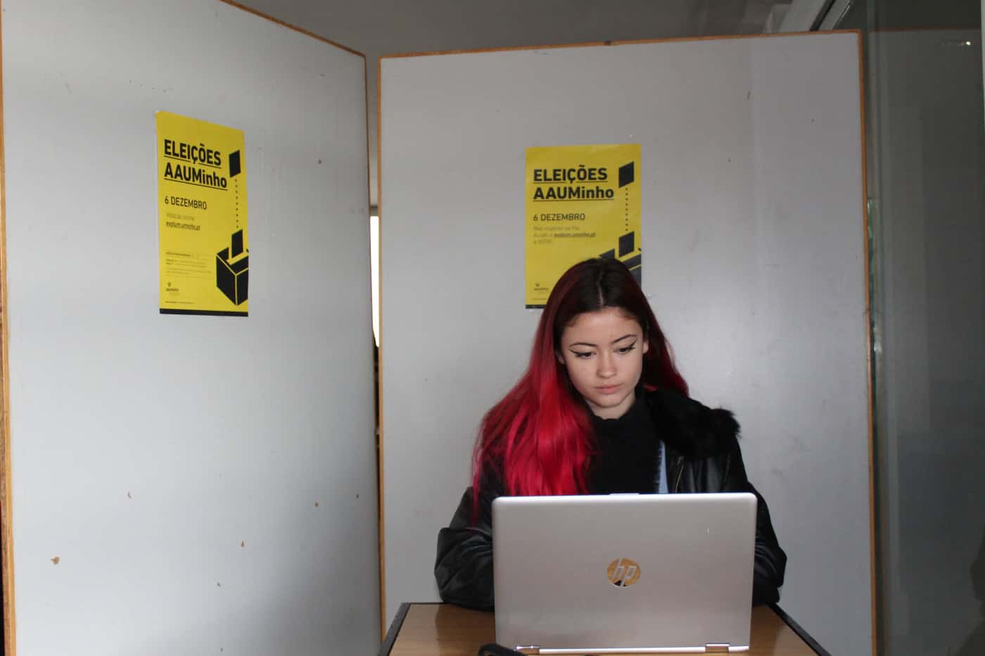 Candidata à Direção da AAUMinho, Inês Castro, já votou
