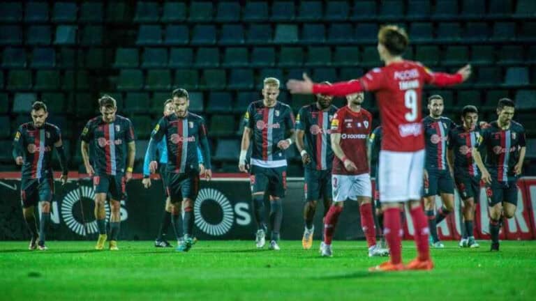 SC Braga vence Santa Clara e sobe provisoriamente a segundo da I Liga&nbsp;