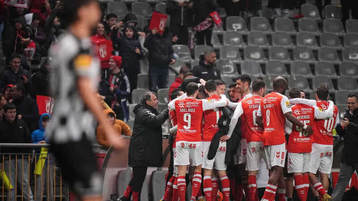 SC Braga volta a vencer e pressiona líder Benfica