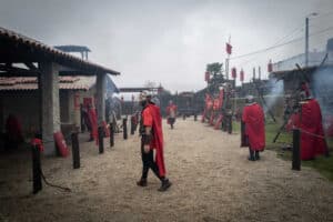 Chuva não afastou espanhóis na visita ao Presépio de Priscos