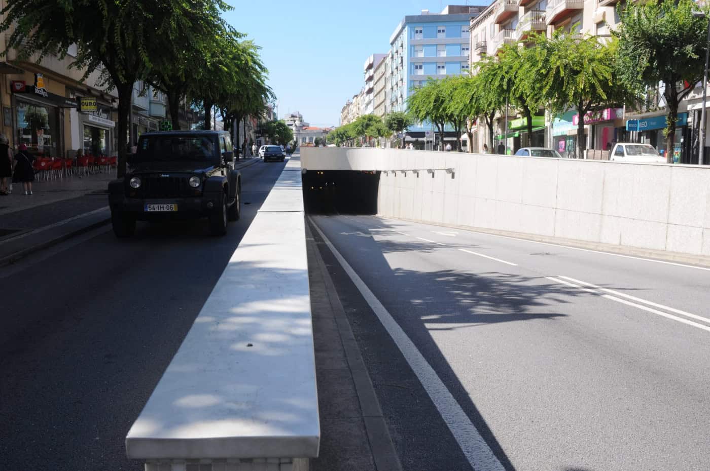 Atenção. Circulação vai estar interdita no túnel da Avenida Central