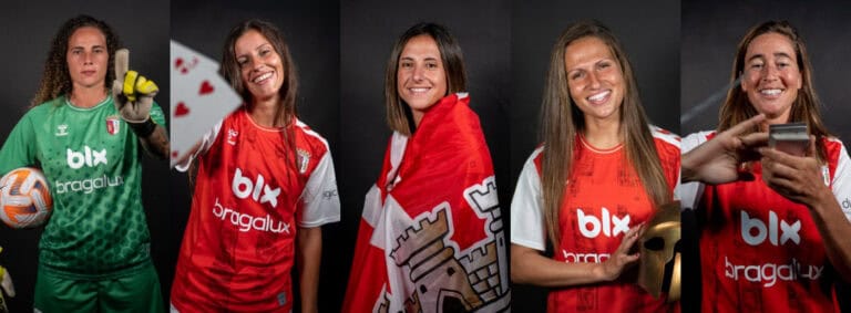 Cinco jogadoras do SC Braga chamadas à Seleção para o play-off de acesso ao Mundial'23