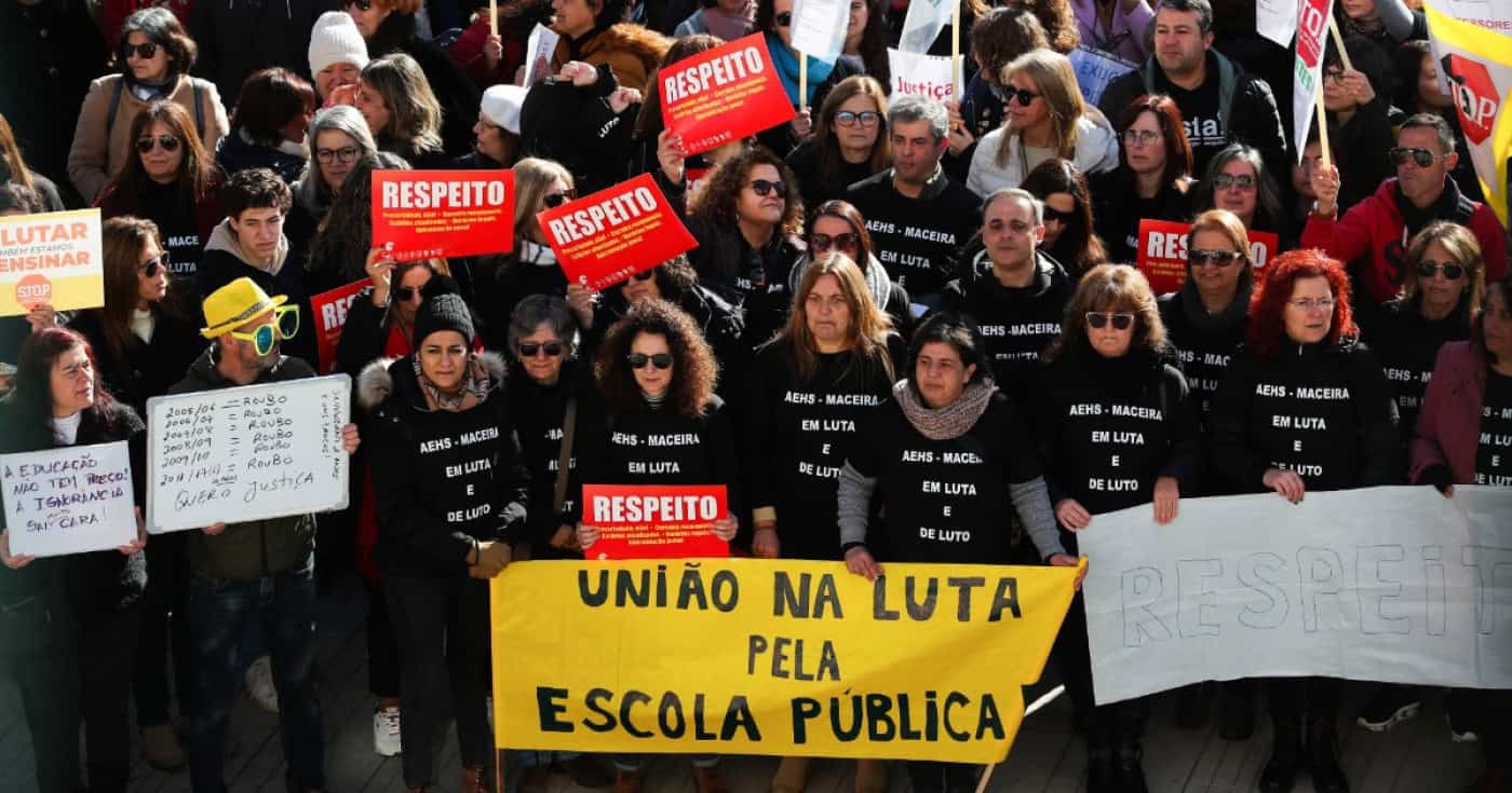 Manifestação de docentes pode tornar Terreiro do Paço "pequeno para tanta gente"