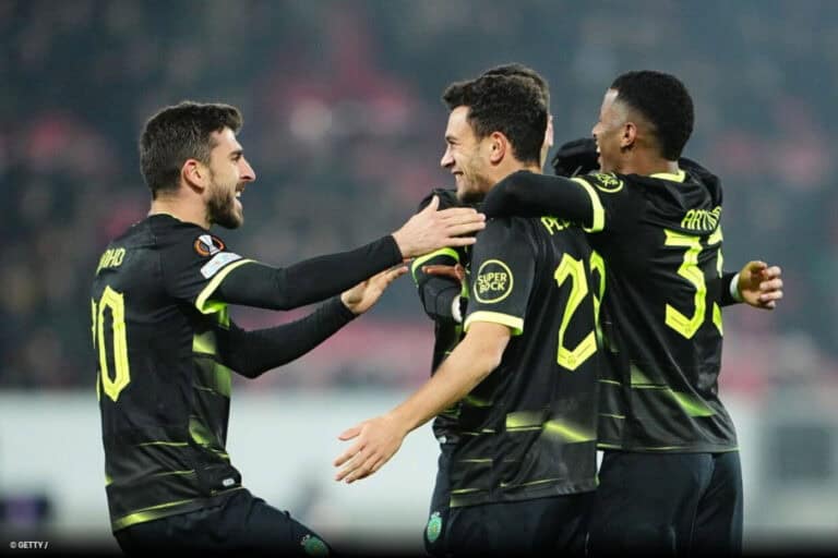 Sporting vence Midtjylland e está nos oitavos de final da Liga Europa&nbsp;