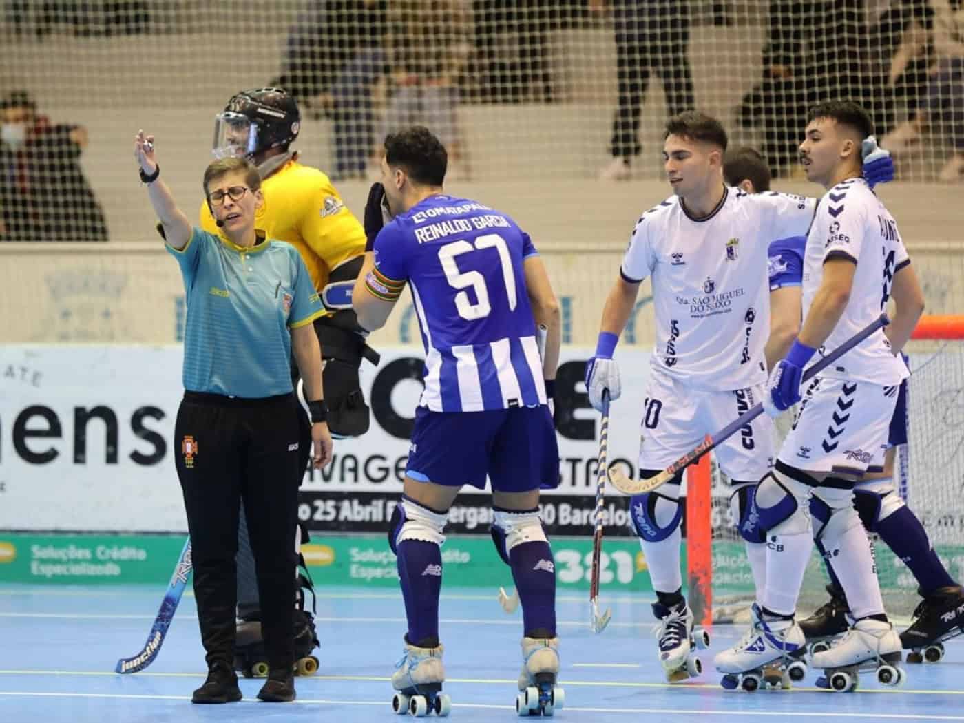 Óquei de Barcelos bate FC Porto e segue no 2.º lugar do campeonato