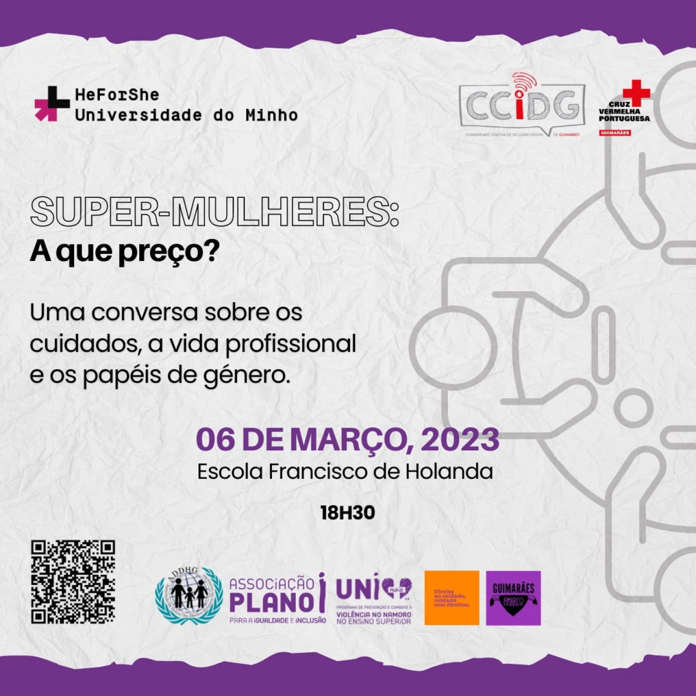 Cruz Vermelha de Guimarães promove debate sobre papéis de género