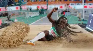 Evelise Veiga saltou para a final do comprimento nos Europeus de Atletismo&nbsp;