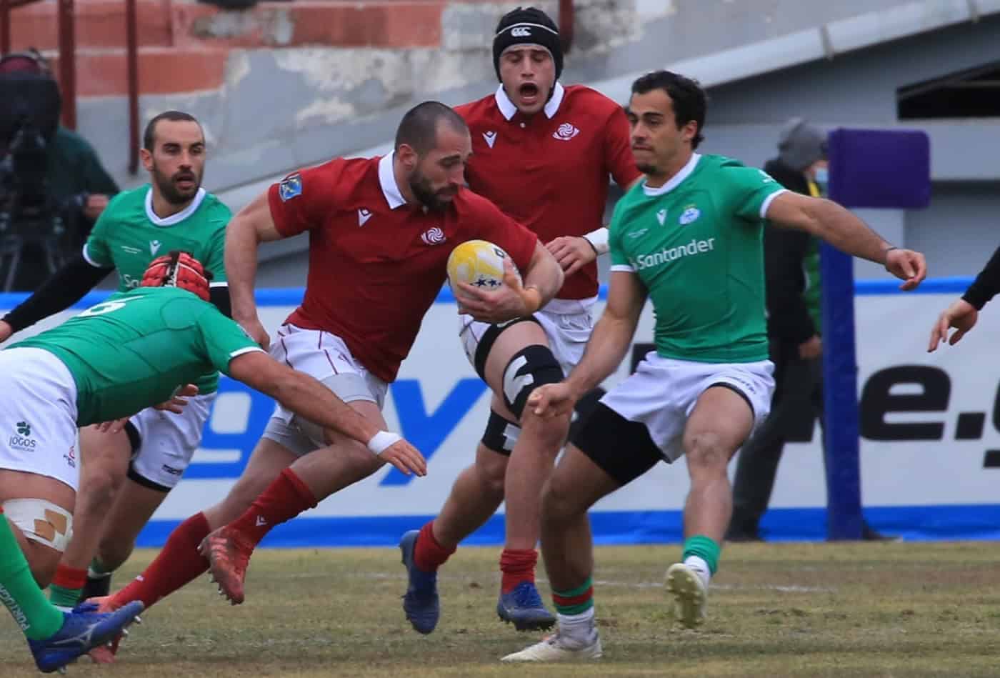 Geórgia é adversária de Portugal na final do Europe Championship de râguebi