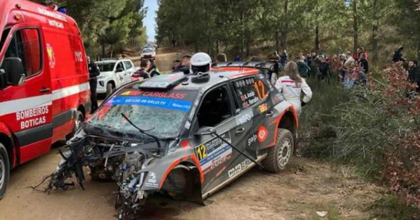 Armindo Araújo desiste do Rali Serras de Fafe após acidente aparatoso