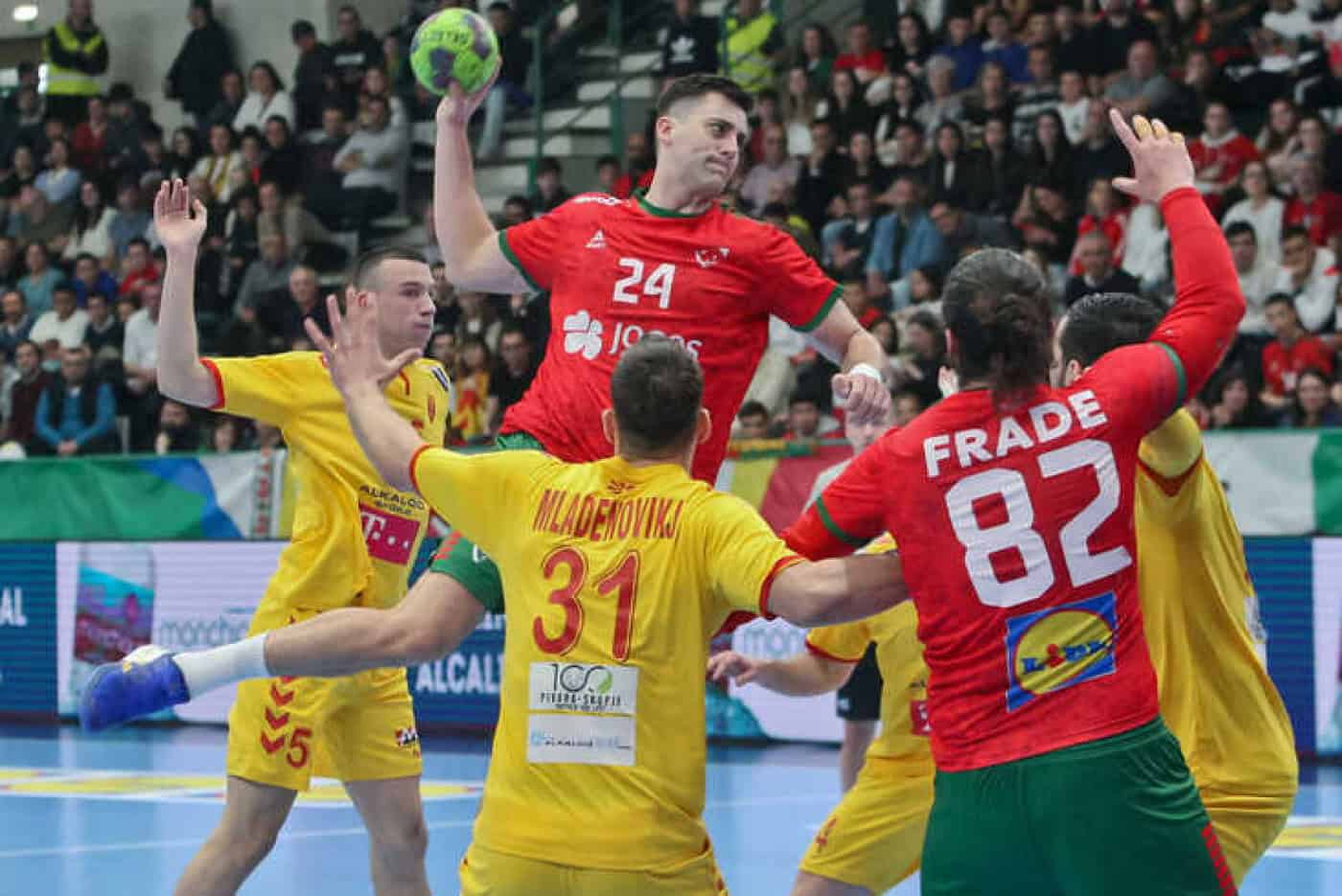 Portugal apura-se para o Euro2024 de andebol com vitória frente à Macedónia do Norte