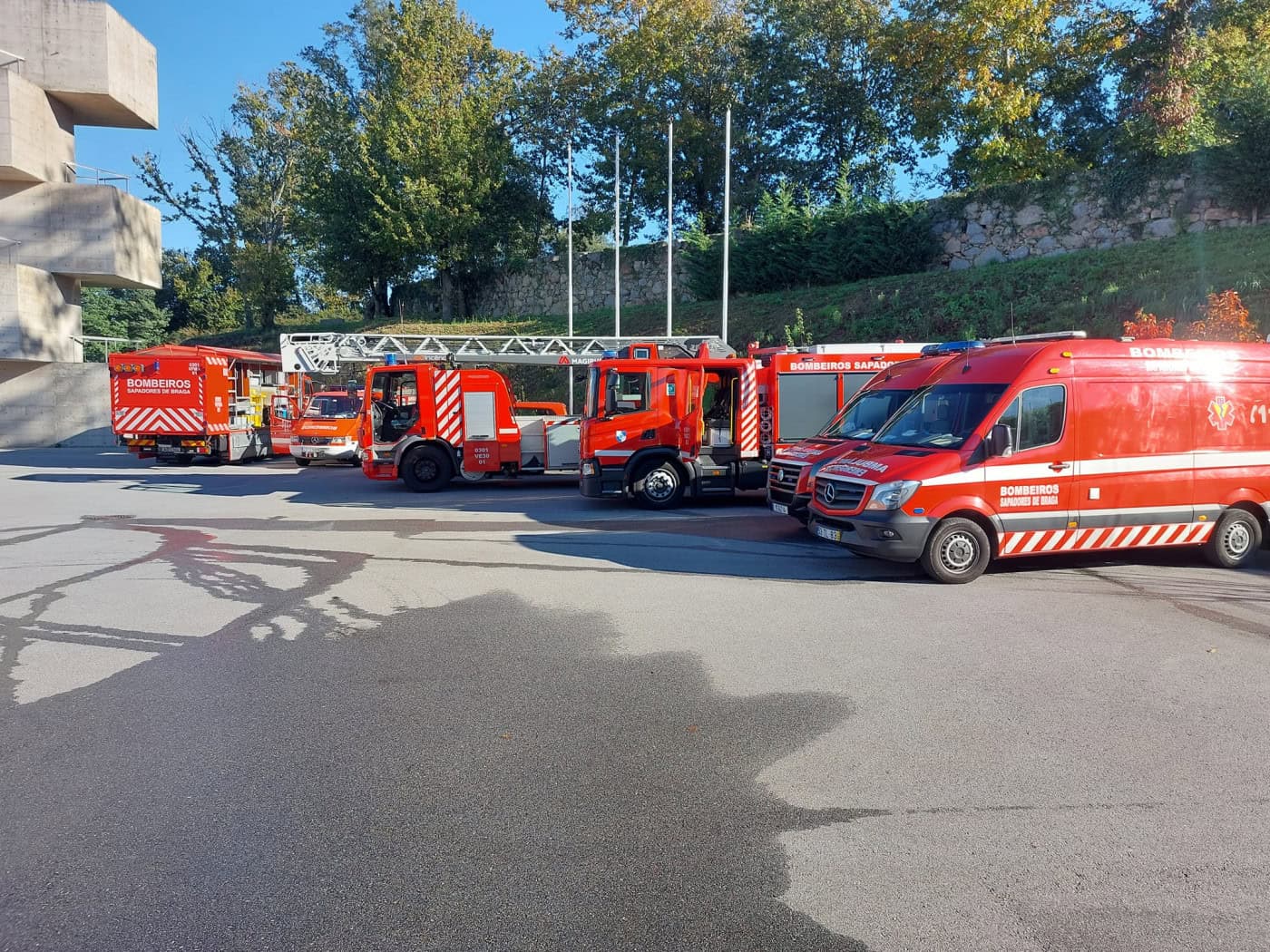 Braga envia para Moçambique viatura de combate a incêndios