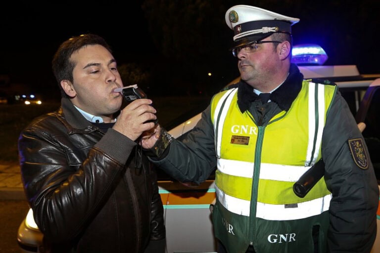 GNR detém 579 pessoas na semana passada, maior parte por condução sob efeito de álcool