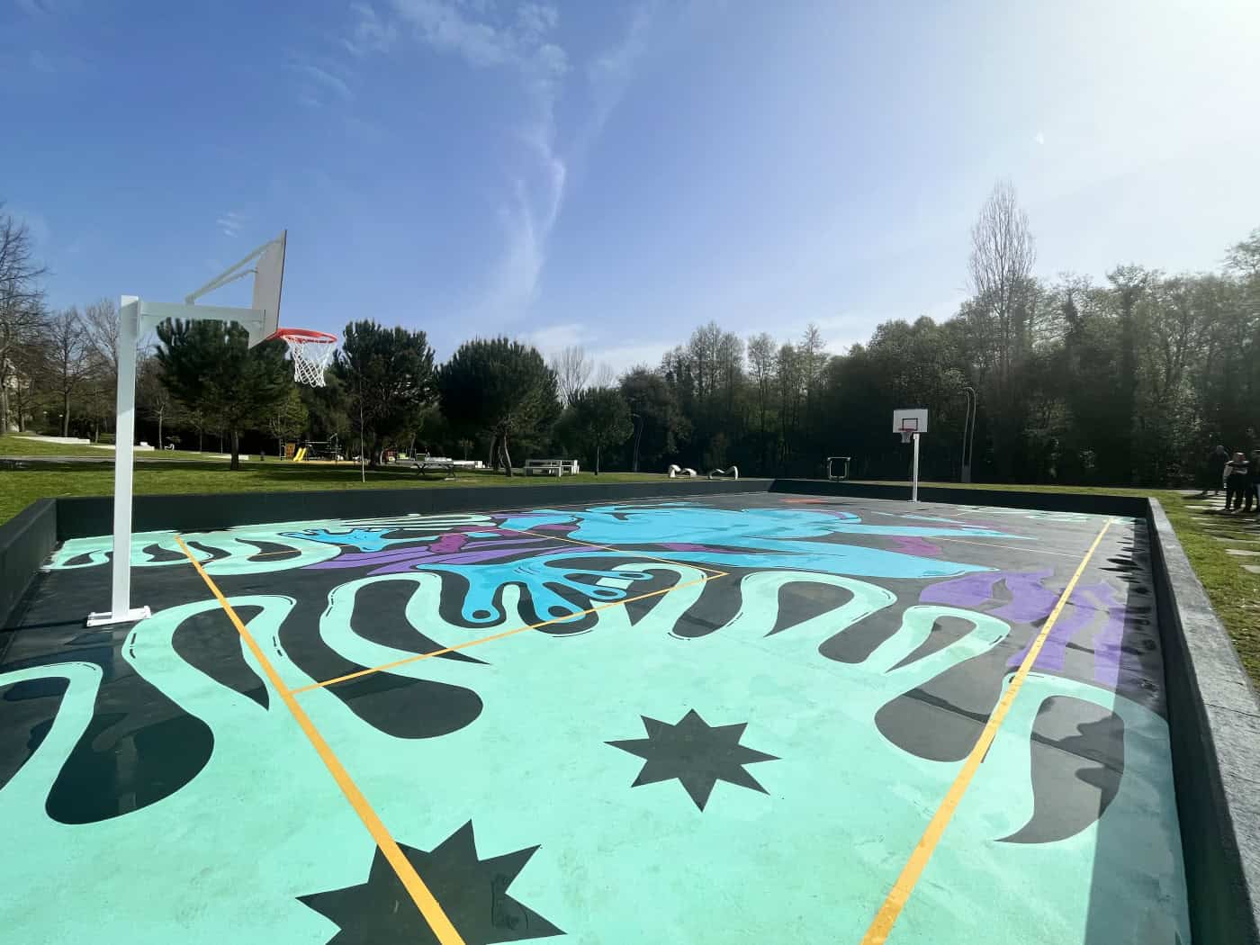 Concurso ‘A(r)riscar’ requalifica Campo de Basquetebol em Palmeira