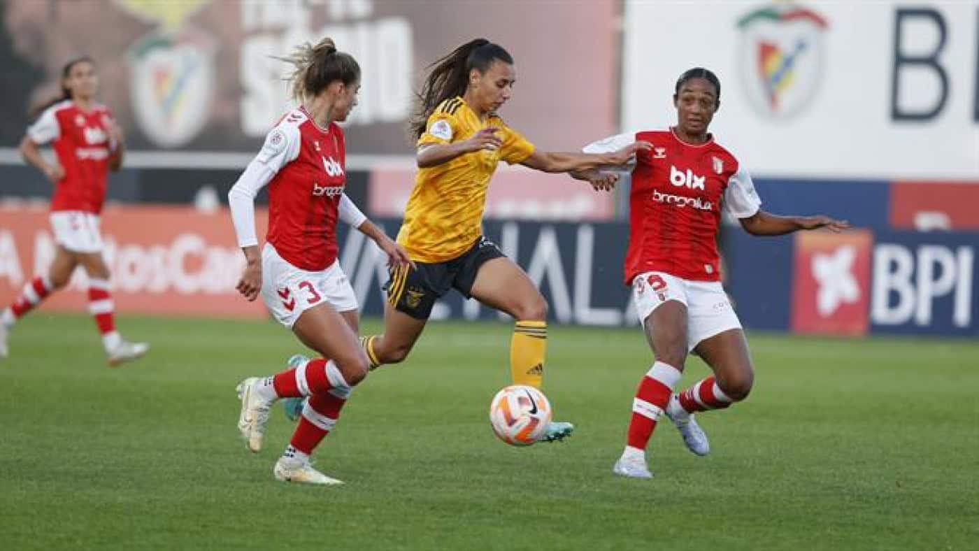 SC Braga deixa escapar Taça da Liga Feminina com derrota frente ao Benfica