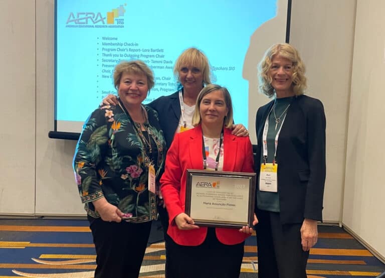 Professora da UMinho premiada por associação mundial de investigação em educação