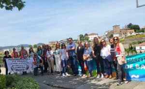 Professores protestam em Barcelos