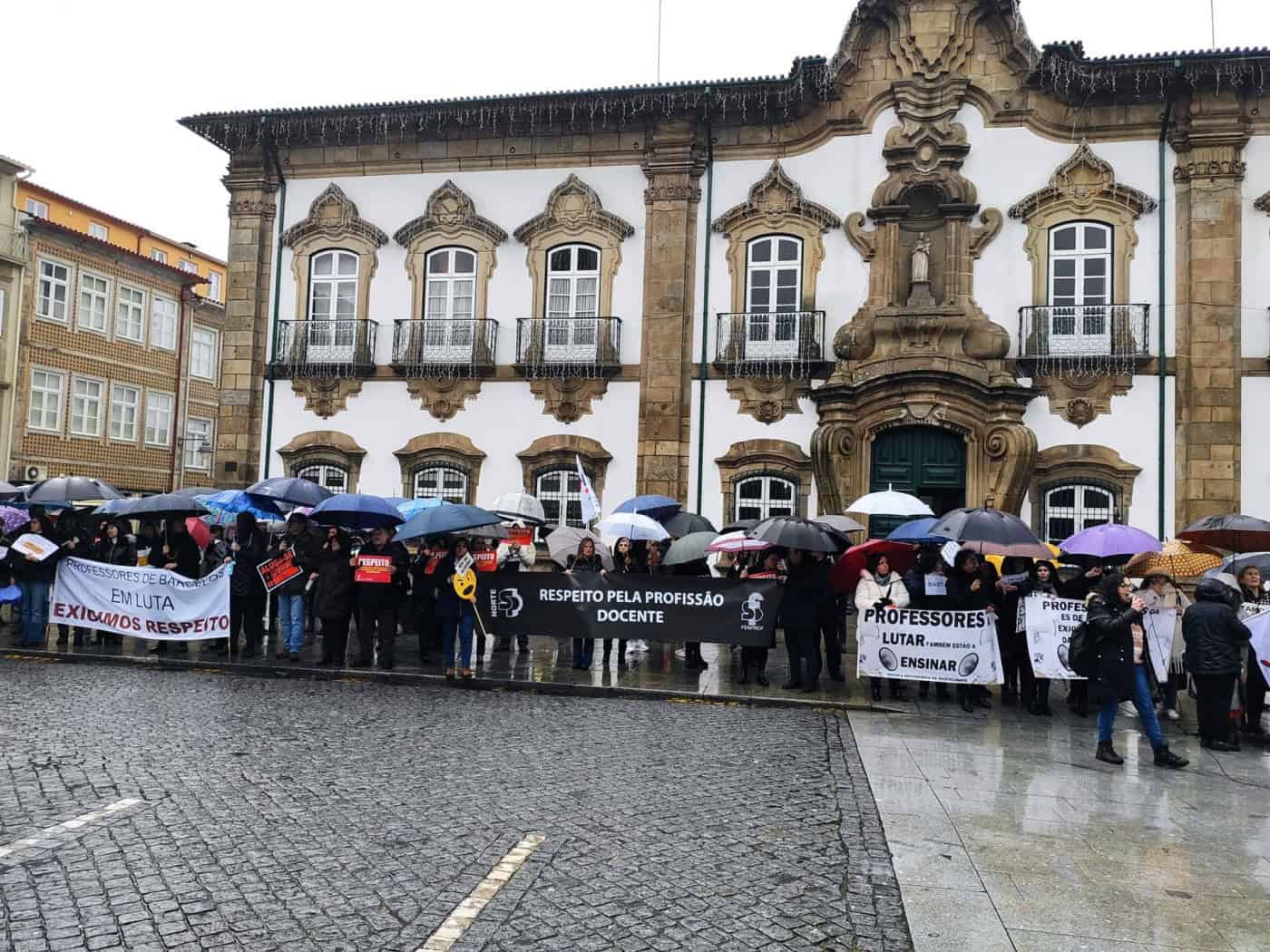Aguarda-se mais uma "grande manifestação" de professores em Braga