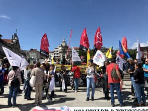 Professores manifestam-se em Braga e prometem continuar a luta