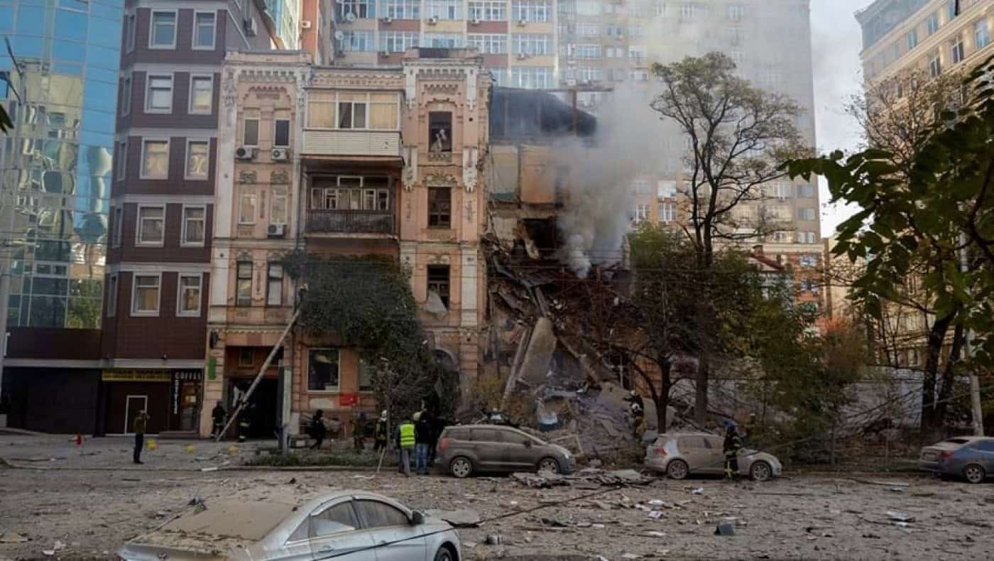 Ucrânia: Kiev sofre o “maior ataque” noturno de ‘drones’ desde a invasão&nbsp;