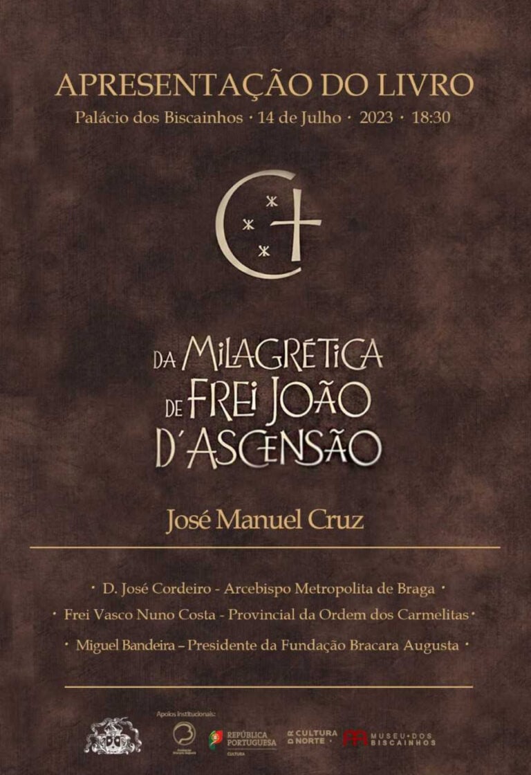 José Manuel Cruz apresenta novo livro no Museu dos Biscainhos