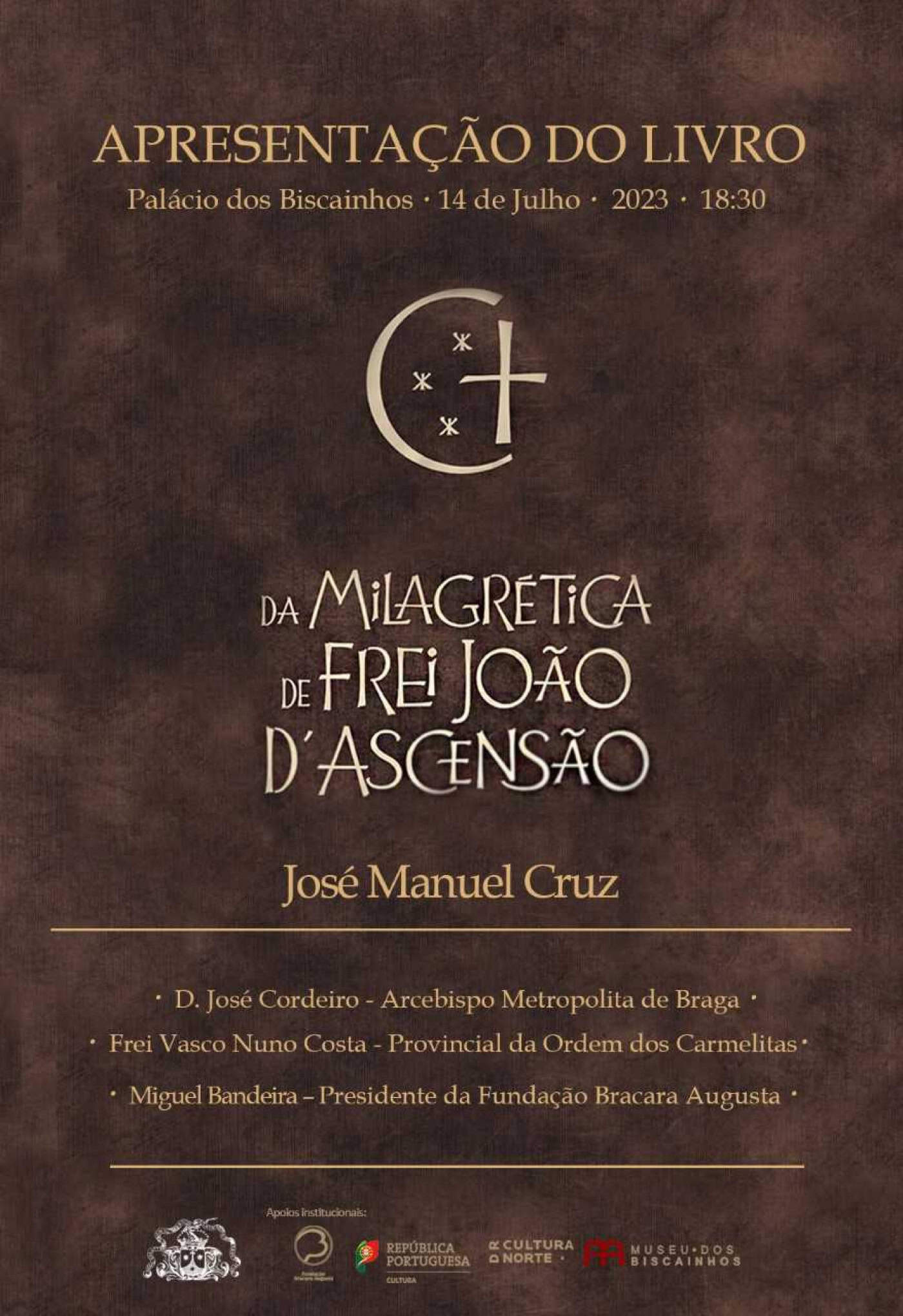 José Manuel Cruz apresenta novo livro no Museu dos Biscainhos