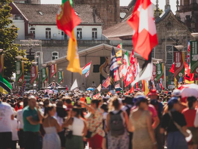 Jornada Mundial da Juventude juntou milhares de pessoas no centro de Braga