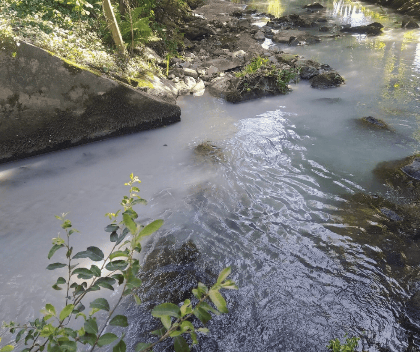 Rio Este sofre duas descargas poluentes